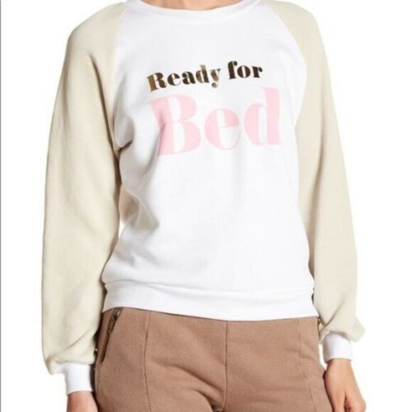 WILDFOX Sleepwear Ready For Bed FLEECE Sweatshirt